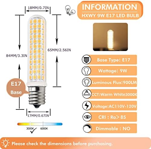 LED žarulja od 9 vata 120 V Nova nadograđena Osnovna žarulja od 125 do 2835 do 17 ekvivalentna halogenoj žarulji od 100 vata toplo