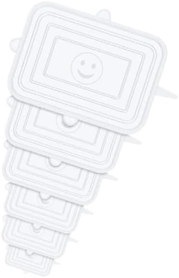 6 pakiranja silikonskih elastičnih poklopaca, 6 silikonskih poklopaca različitih veličina, siguran silikon za hranu za većinu