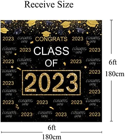 Pozadina maturalne zabave s crnim zlatnim sjajem Čestitamo na fotografiji mature Scenografija 2023. godine maturalne čestitke pozadina
