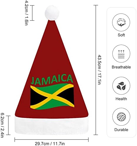 Zastava Jamajke Božićni Šeširi voluminozni Šeširi za odrasle Božićni šešir za blagdane Božićni pribor za zabave