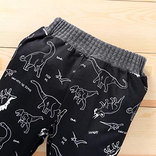 Odjeća za novorođenčad dinosaur pulover duksevi elastični salon za struka set odjeće za odjeću za odjeću