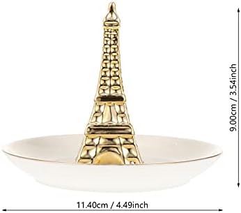 Eiffelov toranj pladanj za nakit ukrasni akcentni pladanj narukvica sat kopča za kosu držač naušnica organizator za žene prikaz nakita