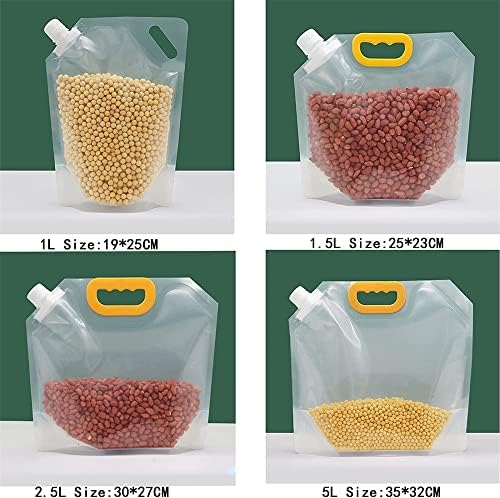 Nepropusna vrećica za zrno otporna na vlagu, perive prozirne vrećice za usisavanje za skladištenje zrna, stojeće vrećice za skladištenje
