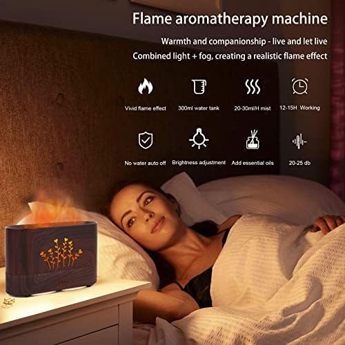 Ovlaživači zraka za spavaću sobu-difuzor esencijalnog ulja od 300 ml s tihom aromaterapijom, hladnom maglom i automatskim isključivanjem