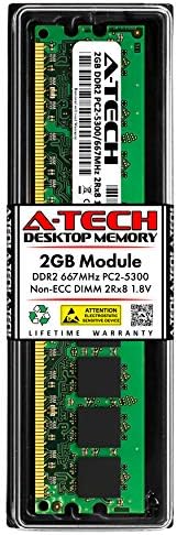 A-TECH 2GB RAM zamjena za Hynix HYMP125U64CP8-Y5 | DDR2 667MHz PC2-5300 UDIMM NONECC 2RX8 1,8V 240-pin memorijski modul