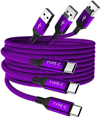 Kabel za punjač Elebase USB Type C 3 kom. 1.5/3.3/6.6 METARA,Punjenje kabel za Kindle Fire HD 10 9th 2019,8 10th 2020,Paperwhite 2021