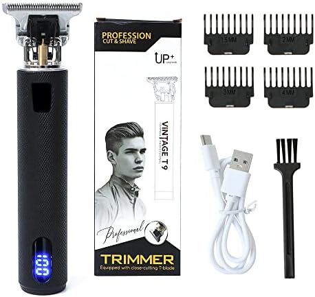 Crna 2 s LCD-om profesionalne škare za kosu bežični brijač za šišanje brade električni brijač iz trgovine 24/7