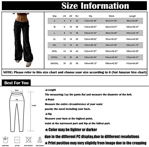 Teretne hlače Ulična odjeća hlača s niskim usponom plus veličina razbarušene gamastice elastične hlače struka obične hlače s džepom