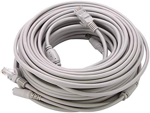 RJ45DC Ethernet CCTV kabel, CAT 5 i Extension Extension Twoinone kabel, za IP kamere NVR sustav 10Mbps/100Mbps