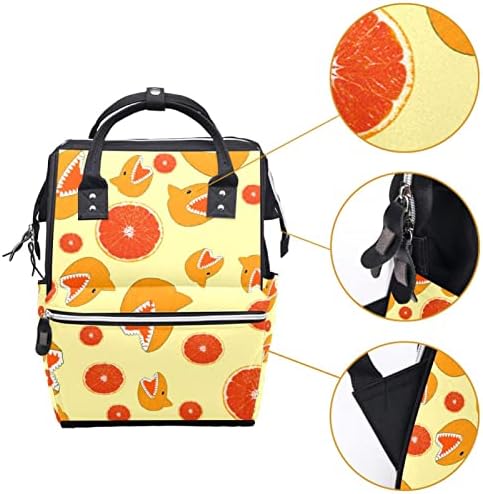 Guerotkr putuju ruksak, vrećica pelena, vrećice s pelena s ruksakom, uzorak narančaste ribe