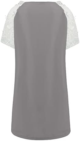 Ženska Maksi haljina iz ba, ljetna modna jednobojna čipkasta ležerna haljina s izrezom u obliku slova B i kratkim rukavima