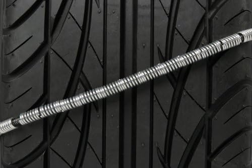 Tvrtka sigurnosnog lanca Z-575 Z-lanac ekstremnih performansi kabel za vuču lanaca guma-set od 2, srebro