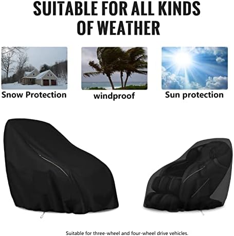 SkingCover Shiatsu masažna stolica cijelog tijela poklopac za zaštitu prašine Univerzalni poklopac za zaštitu prašine, 59 x 39 x 55