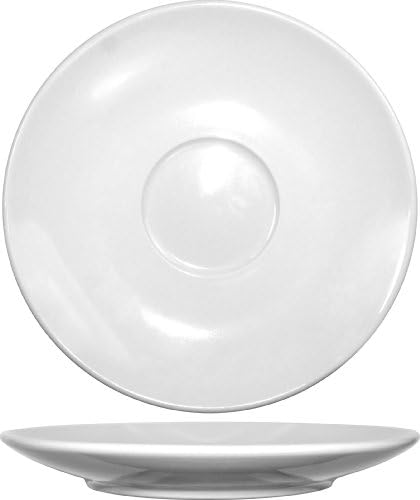 Iti do-66 36-komad porculanskog dover tanjura za kapuccino čašu, 8-unce, bijelo