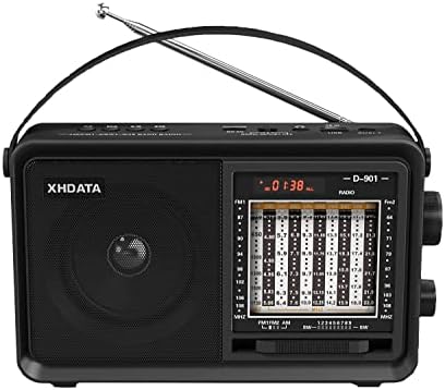 XHDATA D-901 Shortwave Radio AM/FM/SW Analog DSP Radio Tranzistor Radio s dobrim prijemnim baterijama ili AC Power USB/TF MP3 player