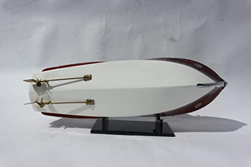 GIA NHIEN CO., LTD Wooden Model Boats Handraft Riva Aquarama Super, sastavljeni ukras drvenog broda, Model Boat Display, Riva Model