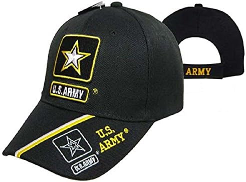 K -ove novosti američke vojske zvijezde logotip zvijezda na Billu Black Empoided Cap Hat 601L