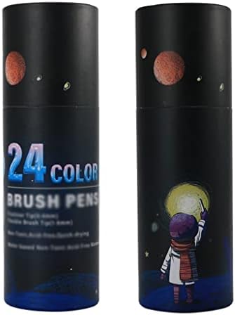 Xxxdxdp 24/60 boja akvarelnih umjetničkih markera set četka olovka dvostruki vrh fininer crtanje slikanje pribora za bojanje mang