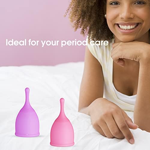 Menstrualne čašice za višekratnu upotrebu, super mekane i fleksibilne menstrualne čašice, nepropusni ženski higijenski proizvod, 12-satna