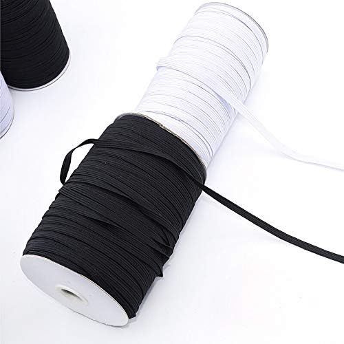 Elastične trake od 5 metara 3/6/8/10/12/15/25/30/35/40 mm bijela Crna najlonska elastična traka za odjeću hlače pribor za šivanje od