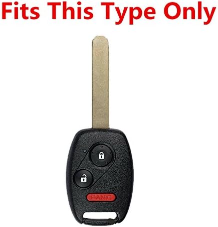 RPKEY silikonski unos bez ključa ključ za daljinsko upravljanje FOB poklopca Zaštitnik slučaja Zamjena za Honda Accord Crosstour Cr-V