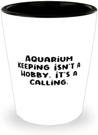 Održavanje akvarija nije hobi. Ovo je čaša, poklon prijatelja za spremanje akvarija, keramička šalica s jedinstvenom idejom za prijatelje,