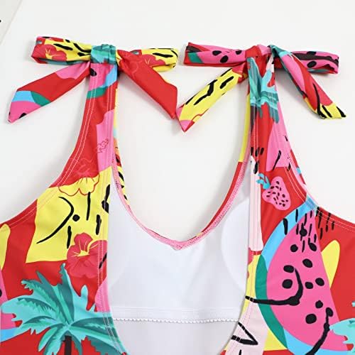 Ženski kupaći kostim jednodijelni Slimfit Tummy Control v Neck Cvjetni 2023 Ljetni odmor na plaži Trendi povremeni kupaći kostim
