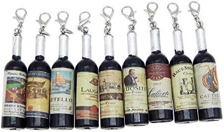 20 pakiranja vinskih boca od smole u vintage stilu s kopčama od jastoga naušnice s kapljicama ogrlice privjesci privjesci privjesci