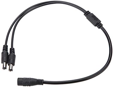 SHANRYA razdjelnik kabela za napajanje, razdjelnik kabela za izravni kabel, kabel za napajanje 5.5x2.1mm za produženje kabela CCTV