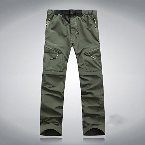 Muške planinarske kabrioletne hlače Vanjske vodootporni brzi suhi patentni zatvarač s laganih ribarske hlače odvojive teretne hlače