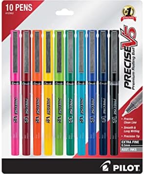 Olovka od 10364 kemijske olovke s tekućom tintom od 12 pakiranja i kemijske olovke s tekućom tintom od 95 mm, vrlo tanke, različite