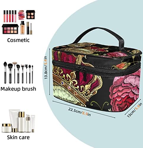 Lubanje ruže kozmetičke torbe prijenosna putopisna torba za toaletne torbe za žene i djevojke