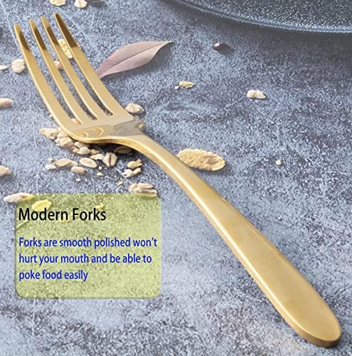 40 komada zadebljanog zlatnog srebrnog pribora za jelo 8 komada pribora za jelo zlatni pribor za jelo zlatni pribor za jelo za kućnu