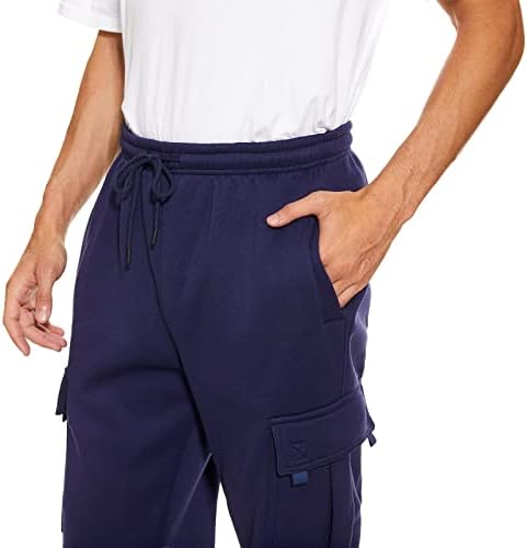 Teretne trenirke za muškarce teške rune znoje hlače Mens Bagggy hlače jogeri s džepovima