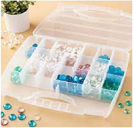 Pakiranje od 6: kutija za pohranu perli s ručkom za organiziranje vašeg nakita