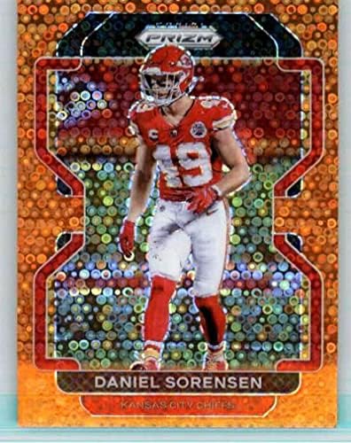 2021 Panini Prizm Prizm Orange Disco 193 Daniel Sorensen Kansas City Chiefs NFL nogometna trgovačka karta