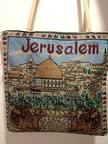 Tekstilna torba s patentnim zatvaračem torbica s patentnim zatvaračem ručno izrađena Jeruzalemska Tkanina