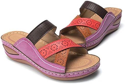Ženske sandale Ženska Moda 2021 klinaste sandale s otvorenim prstima ljetne japanke papuče ženske cipele za plažu u rimskom stilu u