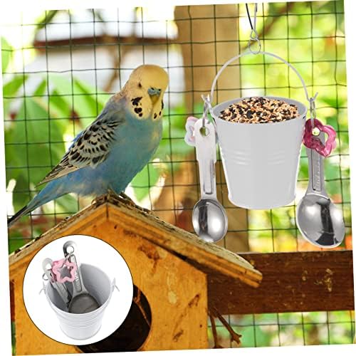Zdjela za hranu za ptice pladnjevi za hranu od nehrđajućeg čelika hranilice za kolibriće pladanj za piće za ptice pojilice za vodu