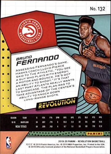 2019-20 Panini revolucija 132 Bruno Fernando RC Rookie Atlanta Hawks NBA košarkaška trgovačka karta