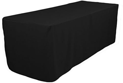 4 metra crni stolnjak opremljeni poliester stol poklopac vjenčanja Banket događaj stolnjak crni