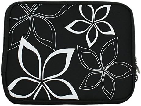 8,9-9-inčna crno - bijela konturna torbica sa šarenim cvjetnim printom za nošenje, u redu?