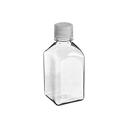 Nalgene polietilen tereftalat sterilni kvadratni medijski boce s zatvaranjem, 250 ml