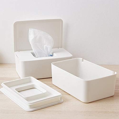 Kutija za vlažne maramice za stolno tiskanje kutija za pohranu dječjih maramica držač dozatora kućna plastična kutija za prašinu s