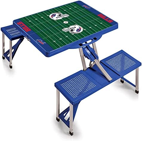 Vrijeme za piknik NFL nogometno igralište sklopivi stol za piknik-stol za kampiranje - vanjski stol s rupom za kišobran