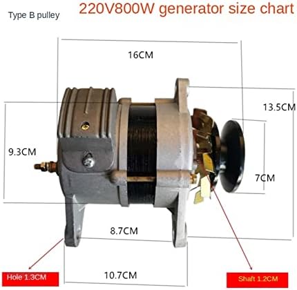 220V 800W nisko punjenje RPM-a niski buka čisti bakreni motor visoke snage mali generatori trajni magnet bez četkica generator konstantnog