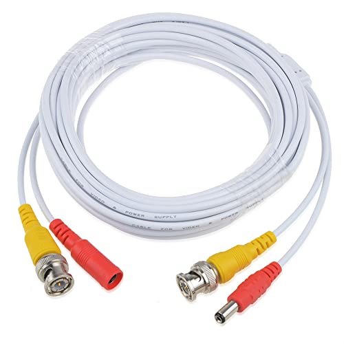 J-ZMQER WHITE 65FT BNC ekstenzijski kabel kompatibilan sa Swann SWPRO-1080MSD-US 1080P kamera