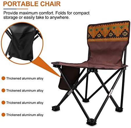 Excerct Vanjski stolice prijenosne preklopne stolice sklopiva kamp stolica prijenosna vanjska stolica lagana težina ribolovna stolica