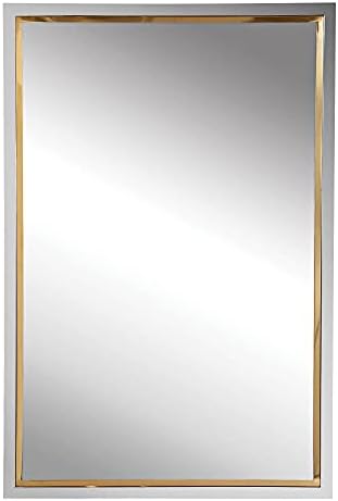 Zidno ogledalo od kroma i zlata 20 90