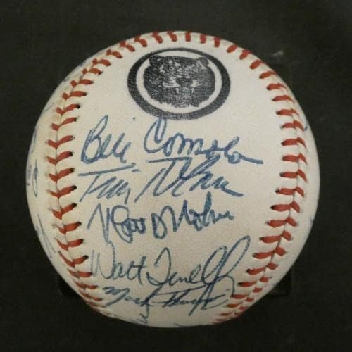 1987. Tim Detroit Tigers potpisao je bejzbol s Vada Pinson No Club House - Autografirani bejzbol